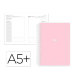 AGENDA ESPIRAL ANTARTIK ESSENTIALS A5+ 2026 DÍA PÁGINA ROSA PAPEL 80G FSC