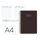 AGENDA ESPIRAL LIDERPAPEL CLASSIC A4 2026 SEMANA VISTA NEGRO PAPEL 70 GR FSC