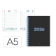 AGENDA ESPIRAL LIDERPAPEL KIMOLOS A5 2026 DIA PAGINA FOCUS PAPEL 70 GR FSC