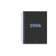 AGENDA ESPIRAL LIDERPAPEL KIMOLOS A6 2026 SEMANA VISTA FOCUS PAPEL 70 GR FSC