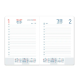 AGENDA ESPIRAL LIDERPAPEL NEON A5 2026 DIA PAGINA AMARILLO PAPEL 70 GR FSC