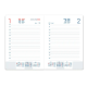 AGENDA ESPIRAL LIDERPAPEL SANTORINI A6 2026 DIA PAGINA AZUL PAPEL 60 GR FSC