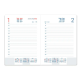AGENDA ESPIRAL LIDERPAPEL SYROS 150X210 MM 2026 DIA PAGINA AZUL PAPEL 60 GR FSC