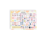 CALENDARIO ESPIRAL TRIANGULAR LIDERPAPEL DE SOBREMESA SERIE JOVEN 2026 18X14 CM PAPEL 128 GR CON PEGATINAS