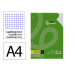 RECAMBIO LIDERPAPEL DIN A4 100 HOJAS 75 GR CUADRO 3 MM CON MARGEN 4 TALADROS