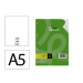 RECAMBIO LIDERPAPEL DIN A5 100 HOJAS 75 GR LISO SIN MARGEN 6 TALADROS