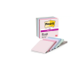 BLOC DE NOTAS ADHESIVAS QUITA Y PON POST IT SUPER STICKY SOULFUL 100% PEFC 76X76 MM PACK DE 6 BLOCS COLORES