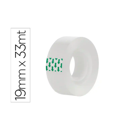 CINTA ADHESIVA GREENING TRANSPARENTE 33 MT X 19 MM
