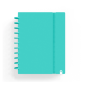 CUADERNO CARCHIVO INGENIOX FOAM A5 80H CUADRICULA MENTA PASTEL