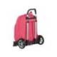 CARTERA ESCOLAR SAFTA CON CARRO BLACKFIT8 "FRESA" 320X150X420 MM