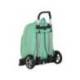 CARTERA ESCOLAR SAFTA CON CARRO BLACKFIT8 "TURQUESA" 320X150X420 MM