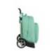 CARTERA ESCOLAR SAFTA CON CARRO BLACKFIT8 "TURQUESA" 320X150X420 MM