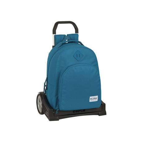 CARTERA ESCOLAR SAFTA CON CARRO BLACKFIT8 "EGEO" 320X150X420 MM