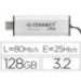 MEMORIA USB Q-CONNECT FLASH DRIVE 128 GB 3.2 TIPO C