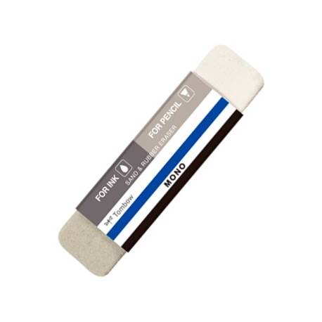 GOMA DE BORRAR TOMBOW MONO DOBLE PARA TINTA Y LAPIZ