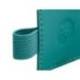 PORTABOLIGRAFO AUTOADHESIVO ANTARTIK PARA CUADERNO NOTE CON ELASTICO HASTA 15 MM GROSOR 80 MM VERDE AGUAMARINA