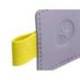 PORTABOLIGRAFO AUTOADHESIVO ANTARTIK PARA CUADERNO NOTE CON ELASTICO HASTA 15 MM GROSOR 80 MM MORADO Y AMARILLO