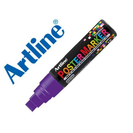 ROTULADOR ARTLINE POSTER MARKER EPP-12 PUNTA RECTANGULAR 12 MM COLOR VIOLETA