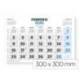 CALENDARIO PARED LIDERPAPEL CLASICO 2026 LOMO ENGOMADO 30X30 CM PAPEL 105 GR