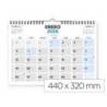 CALENDARIO PARED LIDERPAPEL CLASICO 2026 ESPIRAL 44X32 CM PAPEL 128 GR