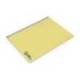 CUADERNO ESPIRAL LIDERPAPEL A4 WONDER TAPA PLASTICO 80H 90GR PAUTA ANCHA 3,5MM CON MARGEN COLOR AMARILLO