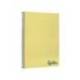 CUADERNO ESPIRAL LIDERPAPEL A4 WONDER TAPA PLASTICO 80H 90GR PAUTA ESTRECHA 2,5MM CON MARGEN COLOR AMARILLO