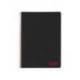 CUADERNO ESPIRAL LIDERPAPEL A4 WONDER TAPA PLASTICO 80H 90GR RAYADO HORIZONTAL CON MARGEN COLOR NEGRO