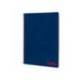 CUADERNO ESPIRAL LIDERPAPEL A4 WONDER TAPA PLASTICO 80H 90GR RAYADO HORIZONTAL CON MARGEN COLOR AZUL MARINO