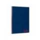 CUADERNO ESPIRAL LIDERPAPEL A4 WONDER TAPA PLASTICO 80H 90GR RAYADO HORIZONTAL CON MARGEN COLOR AZUL MARINO
