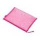 BOLSA ZIPPER BAG LIDERPAPEL POLIESTER TRANSPIRABLE MULTIUSOS DIN A4 ROSA