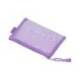 BOLSA ZIPPER BAG LIDERPAPEL POLIESTER TRANSPIRABLE MULTIUSOS DIN A6 MORADO PASTEL