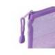 BOLSA ZIPPER BAG LIDERPAPEL POLIESTER TRANSPIRABLE MULTIUSOS DIN A6 MORADO PASTEL