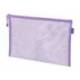BOLSA ZIPPER BAG LIDERPAPEL POLIESTER TRANSPIRABLE MULTIUSOS DIN A4 MORADO PASTEL