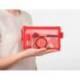 BOLSA ZIPPER BAG LIDERPAPEL POLIESTER TRANSPIRABLE MULTIUSOS DIN A6 ROJO