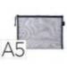 BOLSA ZIPPER BAG LIDERPAPEL POLIESTER TRANSPIRABLE MULTIUSOS DIN A5 AZUL MARINO