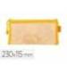 BOLSA ZIPPER BAG LIDERPAPEL POLIESTER TRANSPIRABLE MULTIUSOS TICKET 230X115 MM AMARILLO