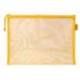 BOLSA ZIPPER BAG LIDERPAPEL POLIESTER TRANSPIRABLE MULTIUSOS DIN A4 AMARILLO
