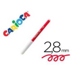 ROTULADOR CARIOCA JOY ROJO CAJA DE 24 UNIDADES