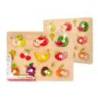 PUZLE INFANTIL IMAGINOVO MADERA FRUTAS +18 MESES 10 PIEZAS 30X22,5X1,5CM