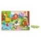 PUZLE INFANTIL IMAGINOVO MADERA 3D ANIMALES +12 MESES 8 PIEZAS 29,5X22X1,7CM
