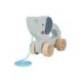 JUEGO INFANTIL IMAGINOVO MADERA ELEFANTE PARA ARRASTRAR CON RUEDAS +12 MESES 13,4X10X5,4CM