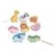 JUEGO INFANTIL IMAGINOVO MADERA CUENTAS ANIMALES PARA ENHEBRAR +24 MESES 13 PIEZAS 27X6,5X6,5CM