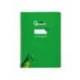 CUADERNO ESPIRAL LIDERPAPEL DI N A4 PAUTAGUIA TAPA BLANDA 80H 75 GR CUADRO PAUTADO 3MM COLOR VERDE