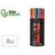 ROTULADOR LIDERPAPEL ACRYLIC BASE AGUA TODO TIPO DE SUPERFICIE PUNTA REDONDA 3 MM CAJA DE 8 UNIDADES COLORES