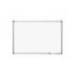 PIZARRA BLANCA ROCADA LACADA MAGNETICA MARCO ALUMINIO CON CANTONERAS 60X90 CM