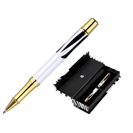 ROLLER BELIUS DUALITA CUERPO NEGRO COLOR BLANCO TINTA NEGRA CAJA DE DISEÑO