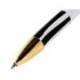 BOLIGRAFO BELIUS DUALITA CUERPO BLANCO COLOR NEGRO TINTA AZUL CAJA DE DISEÑO