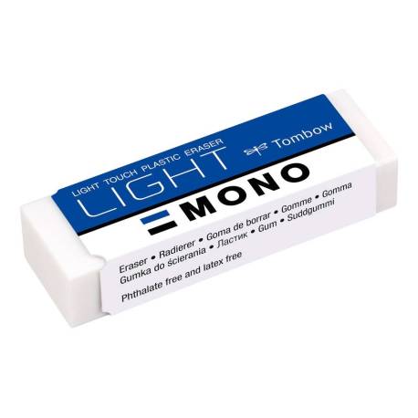 GOMA TOMBOW MONO LIGHT POLIMERA CAUCHO PVC ESPECIAL PARA BORRADO DELICADO