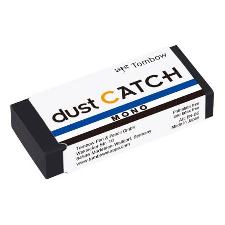 GOMA TOMBOW MONO DUST CATCH POLIMERA CAUCHO PVC NEGRO ESPECIAL ATRAPA RESIDUOS