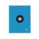 Carpeta Liderpapel Antartik Clasificadora Folio 12 departamentos Cartón forrado color Azul